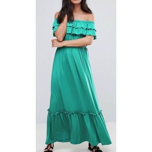Pussycat London off shoulder maxi dress Size 6